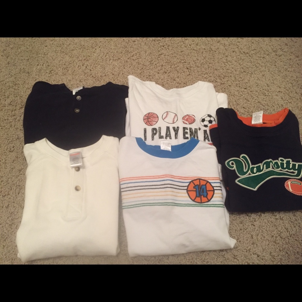 Lot of 5 Gymboree shirts Boys 5